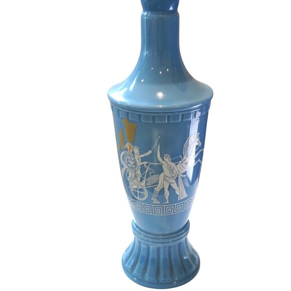 Vintage Jim Beam 1960 Grecian Decanter Barware Liquor Bottle Greek Chariot Decan - Picture 2 of 9